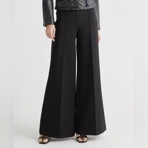 Ultra-Stretch Ponte Super Wide Leg Pants